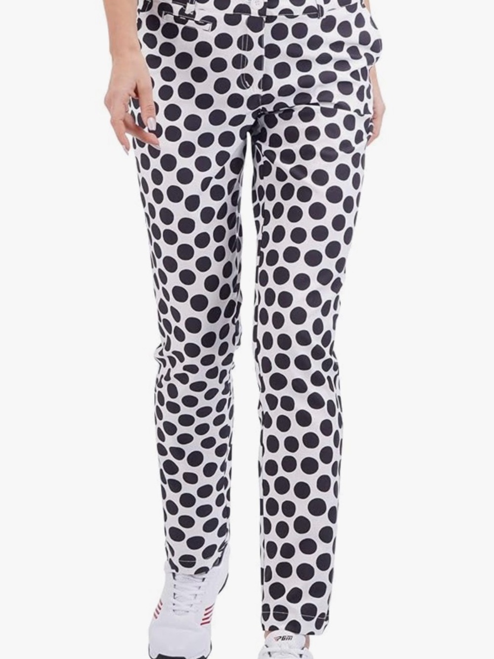 NWT Women’s LESMART Polka Dot Golf Pants RTL $99 Size 12 - Picture 3 of 8